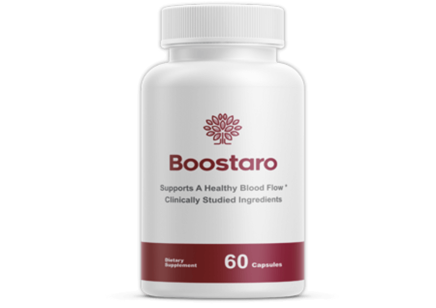 Boostaro male vitality supplement bottle